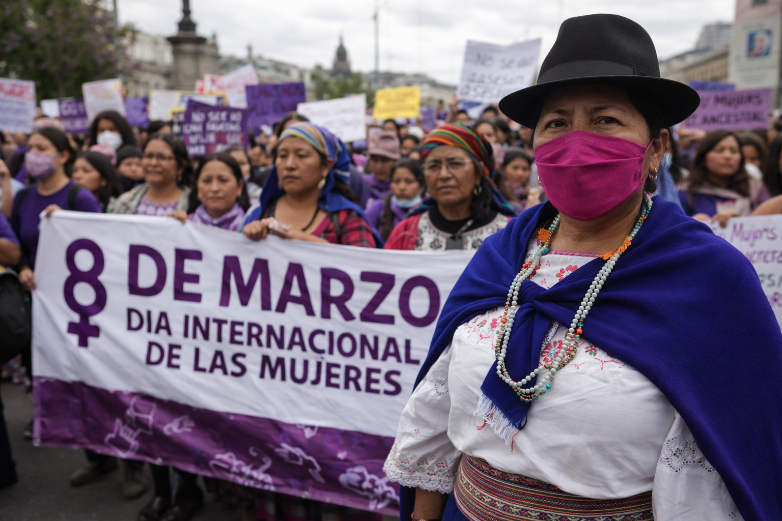 Conmemoración del 8 de marzo: Mujeres interculturales convocan a agenda de lucha y reflexión en Quito
