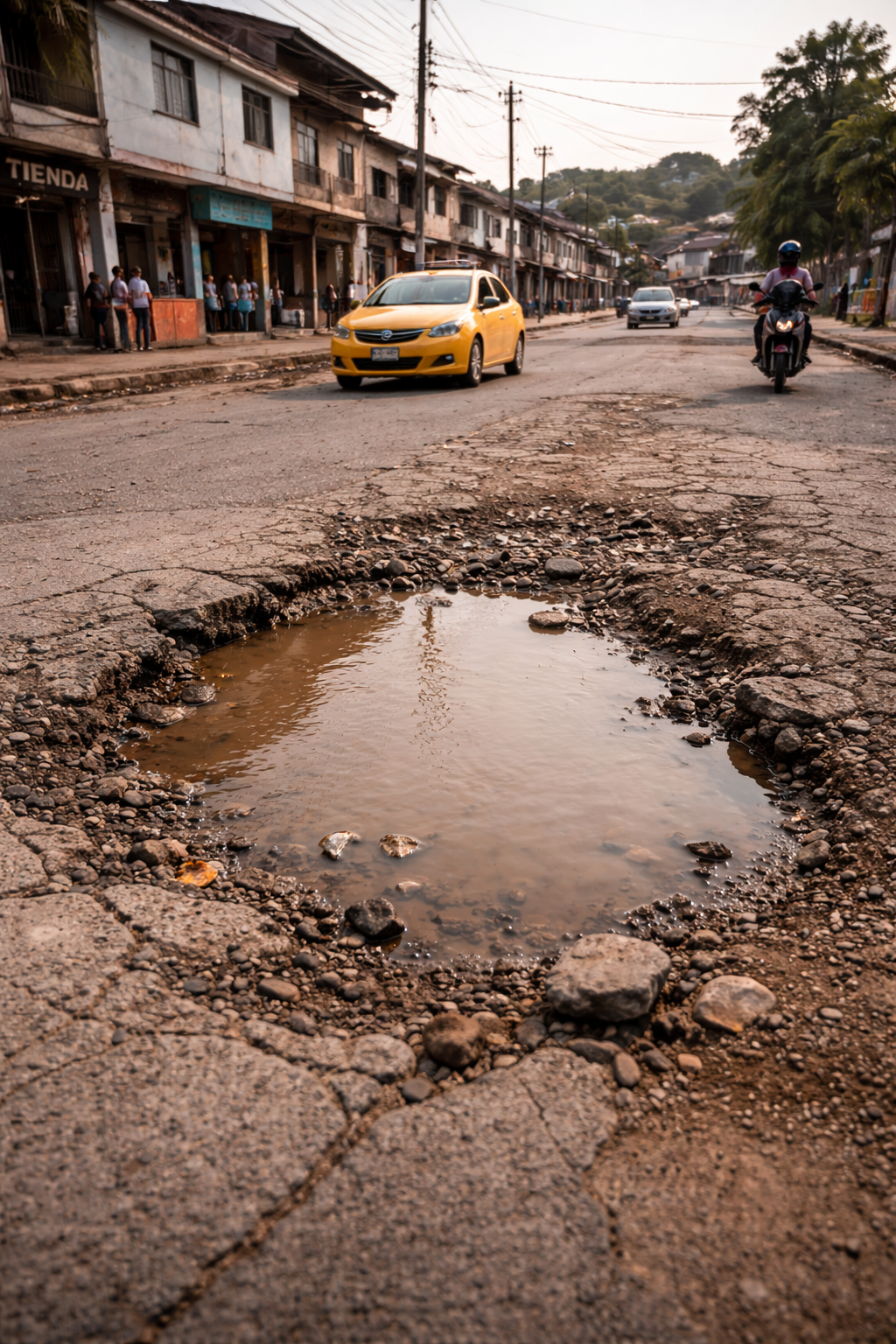 Ciudadanos cuestionan abandono de obras públicas en varios barrios del país
